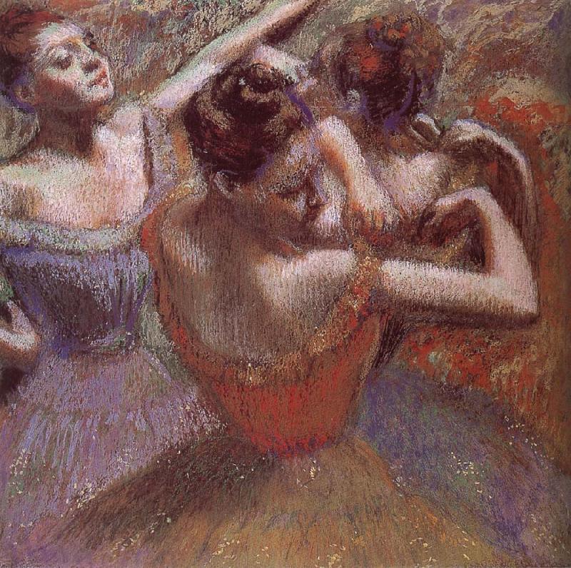Edgar Degas Dancer triming dress France oil painting art